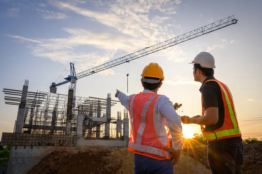 Common quality issues identified during a construction site inspection